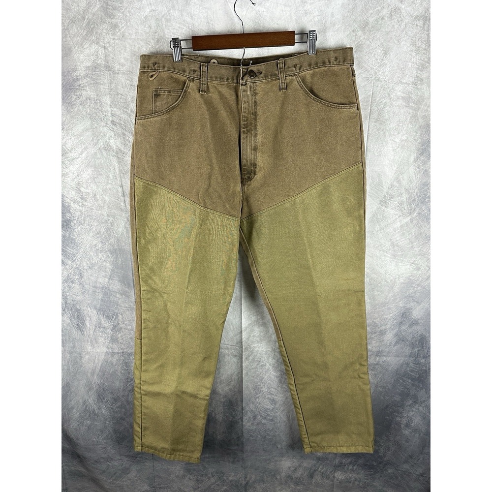 Wrangler Pro Gear Mens 40x32 Upland Brush Briar Hunt Pants Canvas Jeans USA